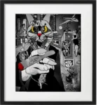 Painting an Illusion (B&W)