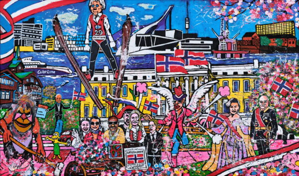 17. mai – kunsttrykk av Ole Bjørn Valen