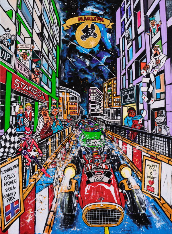 Escape Velo City – kunsttrykk av Ole Bjørn Valen