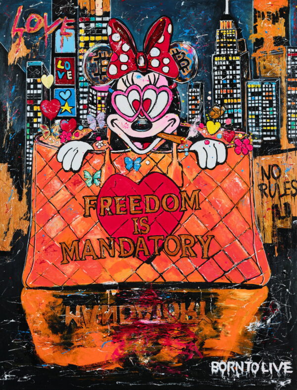 Freedom is Mandatory Love, kunsttrykk av Ole Bjørn Valen