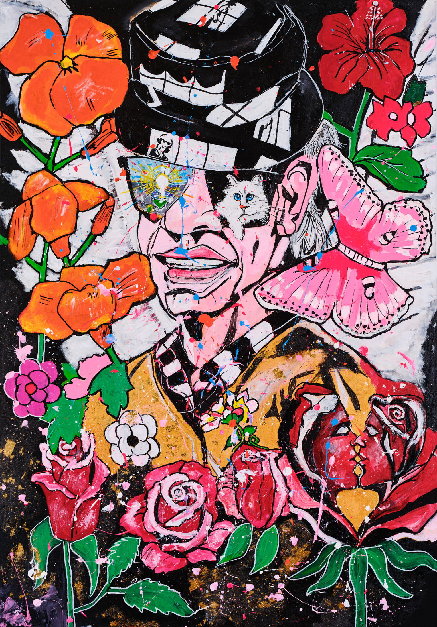 Lagerfeld in Bloom – kunsttrykk av Ole Bjørn Valen