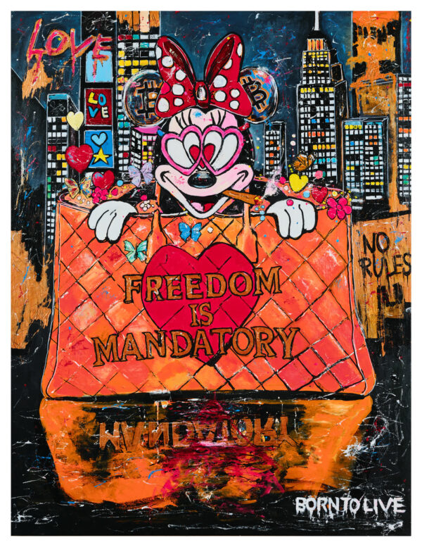 Freedom is Mandatory Love, kunsttrykk av Ole Bjørn Valen